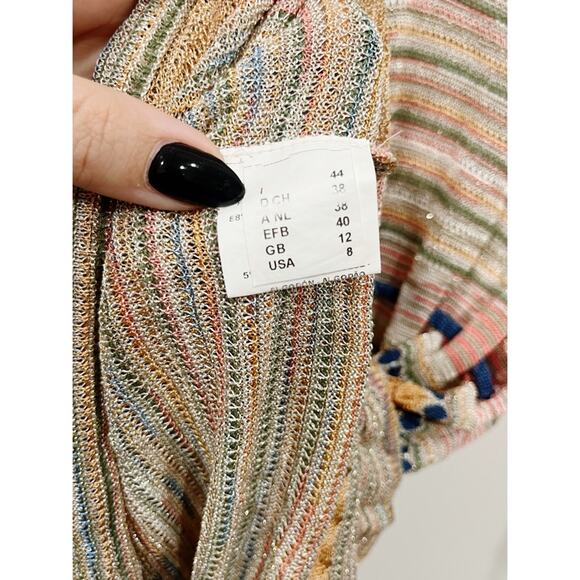 M Missoni Multicolor Shimmer Knitted Dress - Picture 8 of 12